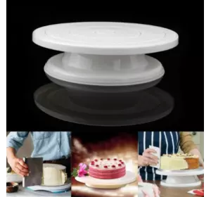 Вращающаяся подставка для декорирования торта 28 cм Cake Turntable (24)