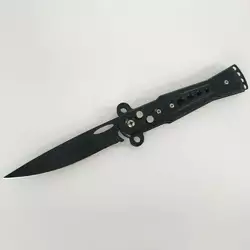 Нож раскладной коричневая ручка 4-38