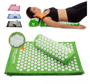 Акупунктурная подушка-коврик для снятия стресса напряжения Acupressure Mat