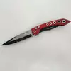 Нож раскладной красная ручка дырки 4-42 21 см