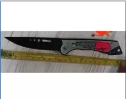 Выкидной нож с гравировкой тиг (240)