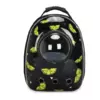 Космический рюкзак для переноски домашних животных CosmoPet с иллюминатором. Черный лимон