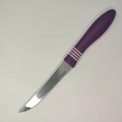 Набор ножей для стейка 22 см  фиолетовая ручка набор из 12 шт
