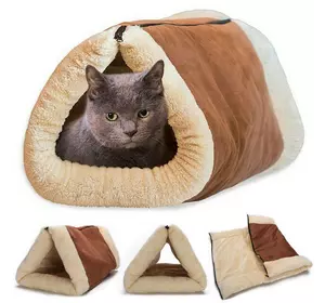 Спальный мешок с теплоотражающим эффектом для кошек Kitty Shack