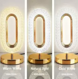 Настольная лампа с кристаллами и бриллиантами Creatice Table Lamp 16.  Три вида освещения