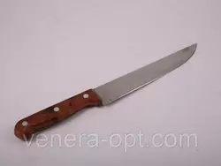 Нож кухонный металлический 25,5 см (коричневый) 3-72
