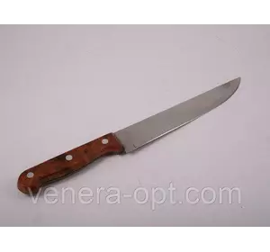 Нож металлический кухонный 20 см (коричневый) 3-70