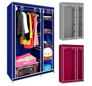 Складной каркасный тканевый шкаф Storage Wardrobe