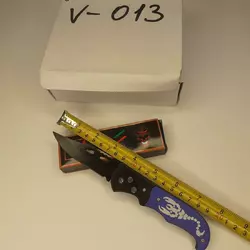 Складной нож голубой скорпион 20 см