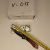 Выкидной карманный нож с коричневой ручкой  22 см