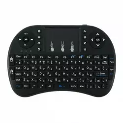 Беспроводная мини клавиатура русская с тачпадом UKC i8 2.4G для Smart TV