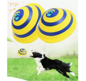 Игрушка для домашних собак диск с пищащим звуком Woof Glider