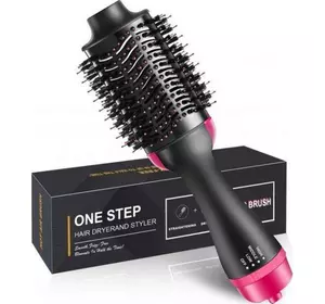 Керамическая фен щетка стайлер для укладки волос 3 в 1 One Step Hair Dryer and Styler расческа с феном