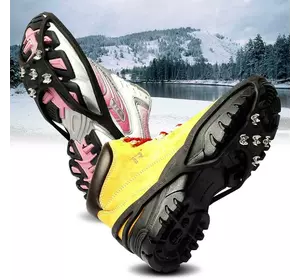 Ледоступы на обувь Magic Spiker 3 пары, черные снегоступы противоскользящие накладки на обувь TV Shop