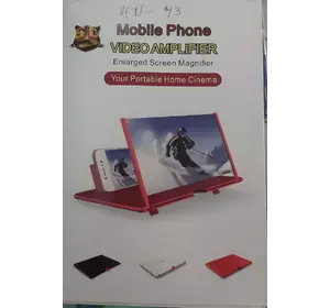 Увеличительная подставка 3D для экрана телефона Красный 12 дюймов