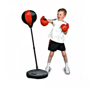 Детский боксерский набор на стойке (груша напольная с перчатками для детей)