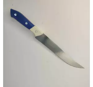 Нож кухонный универсальный   Dia Fan STAINLESS STEEL  27,5 см с синей ручной