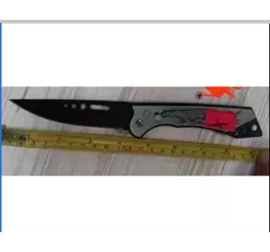 Выкидной нож с гравировкой тиг (240)