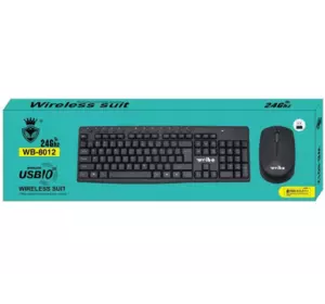Беспроводной комплект клавиатуры и мышки Wireless suit WB-8012 24Ghz