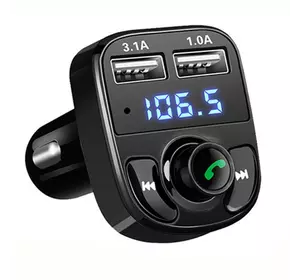 FM модулятор трансмиттер Car X8 с Bluetooth MP3