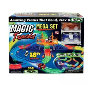 Magic Tracks 360 деталей светящейся дороги