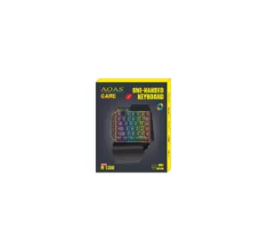 Игровая RGB клавиатура для игры на телефоне, пк или приставке мини клавиатура для  одной руки  AOAS  М-1100