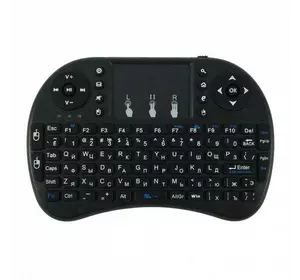 Беспроводная мини клавиатура русская с тачпадом UKC i8 2.4G для Smart TV