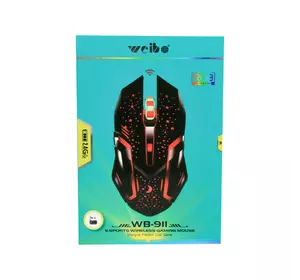 Игровая мышка для геймеров Weibo WB-911 беспроводная с rgb подсветкой
