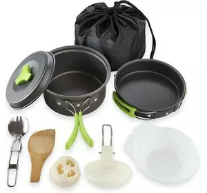 Набор посуды MalloMe Camping Cookware Mess Kit Gear для кемпинга